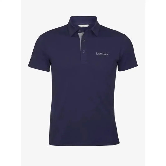 Lemieux Junior Pro Polo Shirt Navy-Polo Shirts-Lemieux-3 - 4 Years-Horsey Shopping