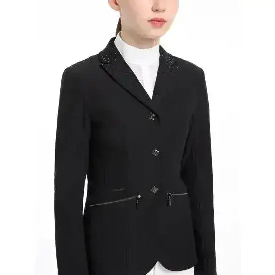 Lemieux Junior Pro Show Jacket Black-Show Jackets-Lemieux-7-8 years-Black-Horsey Shopping