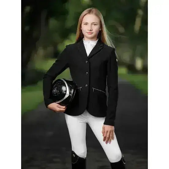 Lemieux Junior Pro Show Jacket Black-Show Jackets-Lemieux-7-8 years-Black-Horsey Shopping