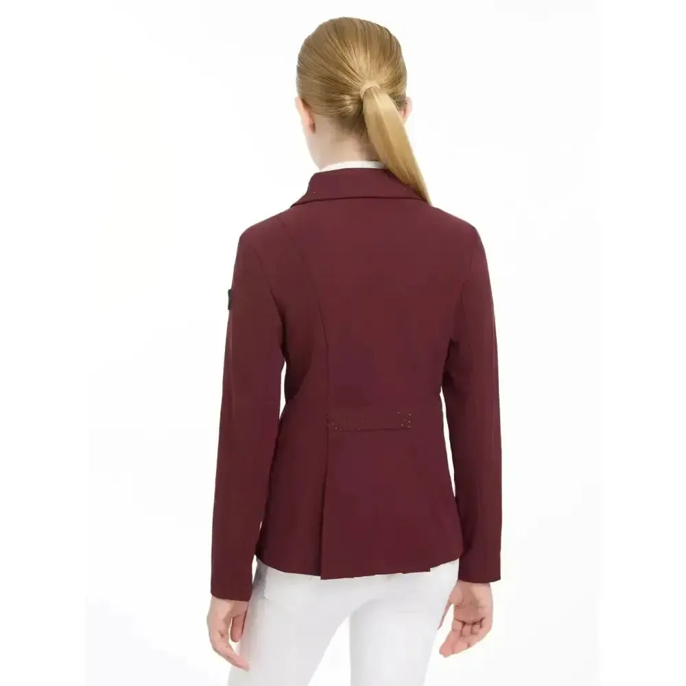 Lemieux Junior Pro Show Jacket Burgundy-Show Jackets-Lemieux-7-8 years-Burgundy-Horsey Shopping