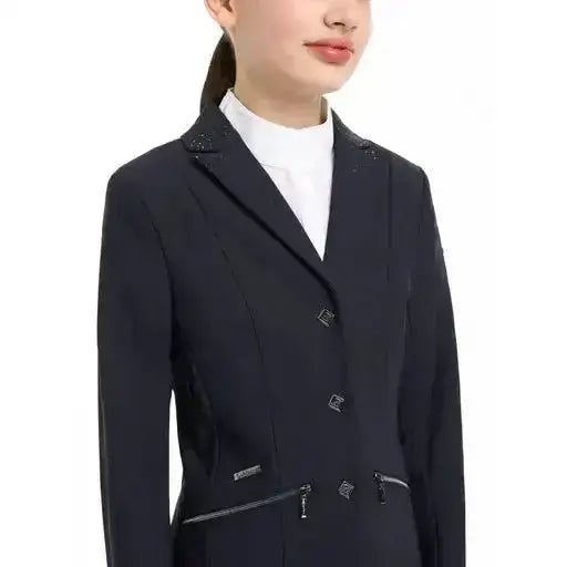 Lemieux Junior Pro Show Jacket Navy-Show Jackets-Lemieux-7-8 years-Navy-Horsey Shopping