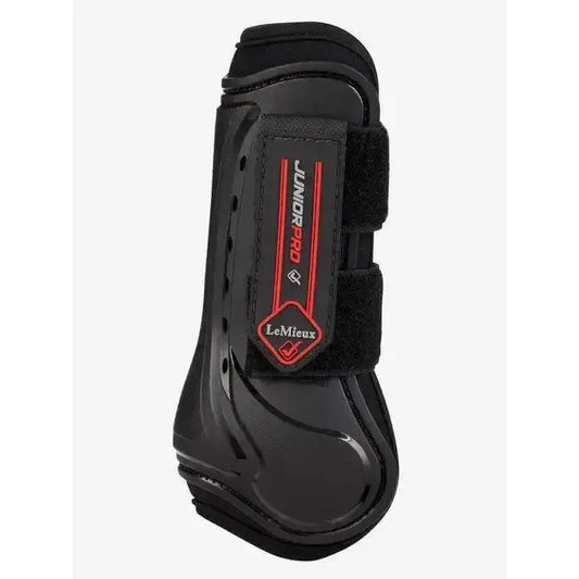 Lemieux Junior Pro Tendon Boots Black-Tendon Boots-Lemieux-X-Small-Black-Horsey Shopping