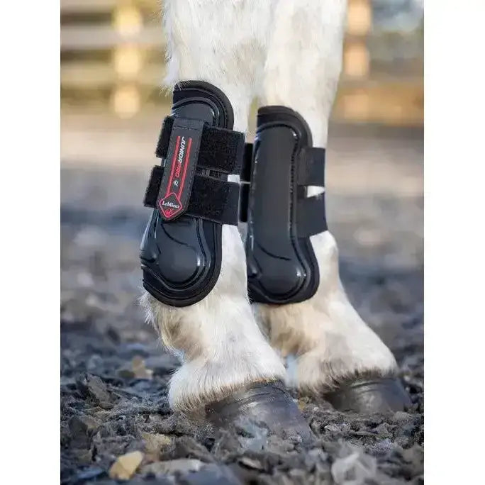 Lemieux Junior Pro Tendon Boots Black-Tendon Boots-Lemieux-X-Small-Black-Horsey Shopping