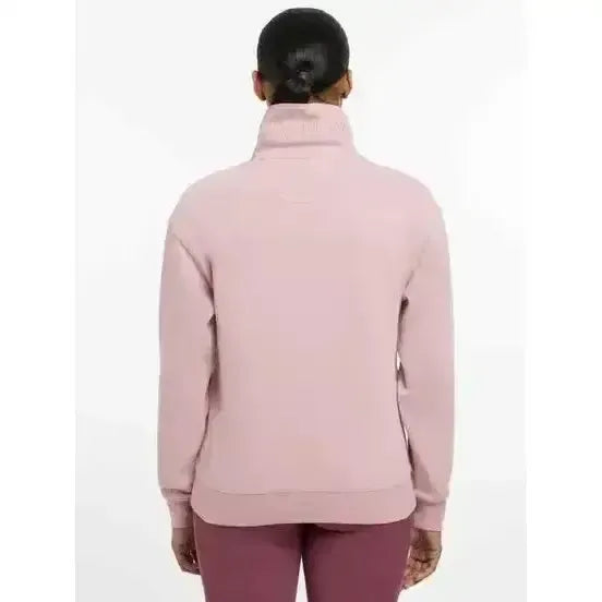 Lemieux Keira Quarter Neck Sweat Blossom-Jumpers-Lemieux-Blossom-UK 6-Horsey Shopping