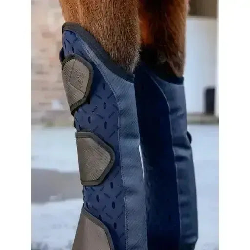 Lemieux Kudos 3D Mesh Travel Boots Navy-Horse Travel Boots-Lemieux-Cob-Navy-Horsey Shopping