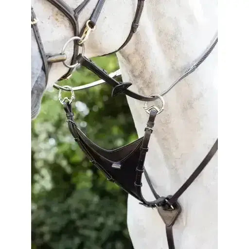 Lemieux Kudos Bib Martingale Attachment Brown/Silver-Martingales-Lemieux-Cob-Brown/Silver-Horsey Shopping