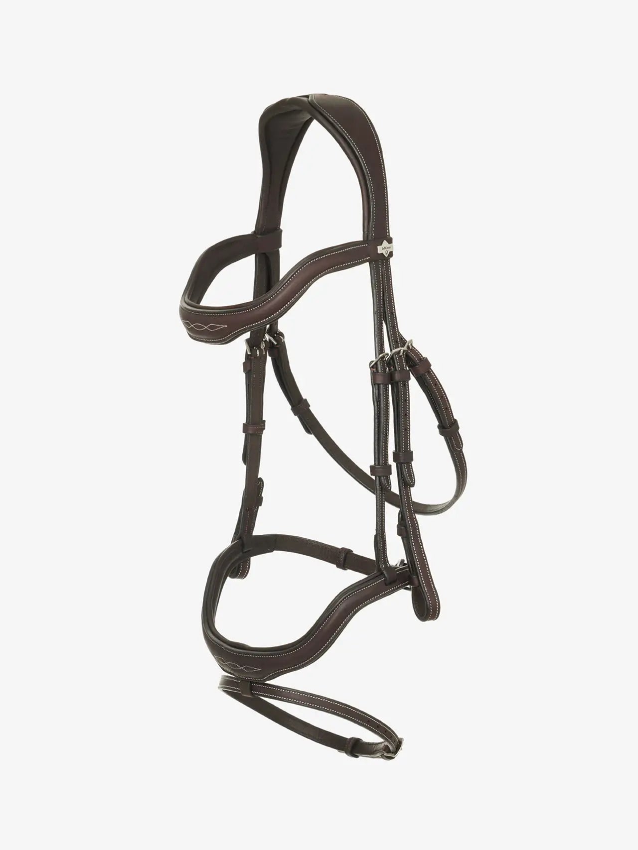 Lemieux Kudos Contour Flash Bridle Brown-Flash Bridles-Lemieux-Brown-Pony-Horsey Shopping