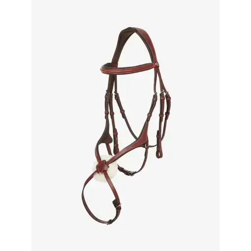 Lemieux Kudos Grackle Bridle Chestnut-Grackle Bridles-Lemieux-Chestnut-Pony-Horsey Shopping