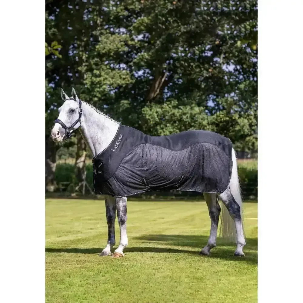 Lemieux Kudos Mesh Sports Cooler Rug-Cooler Rugs-Lemieux-Black-5'6"-Horsey Shopping
