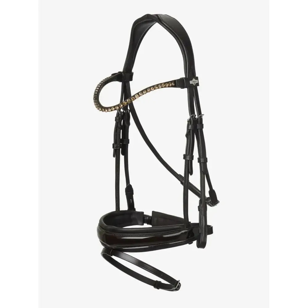Lemieux Kudos Patent Dressage Bridle Brown-Bridles-Lemieux-Pony-Brown-Horsey Shopping