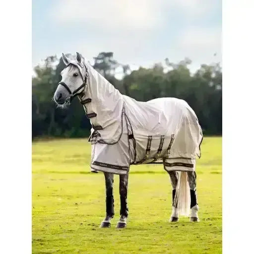 Lemieux Kudos Shower Pro Sweet Itch Rug Stone-Sweet Itch Rugs-Lemieux-Stone-4'9"-Horsey Shopping