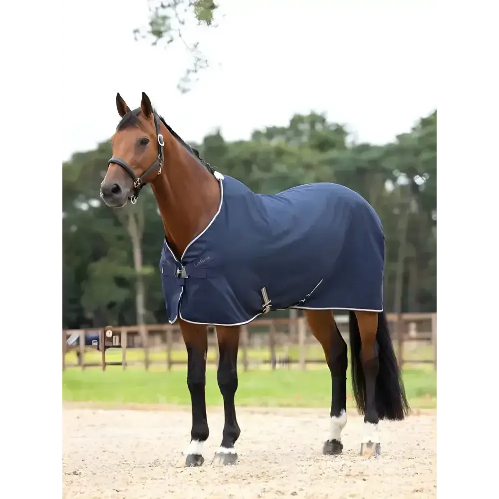 Lemieux Kudos Stable Sheet Navy-Stable Rugs-Lemieux-5'6"-Navy-Horsey Shopping