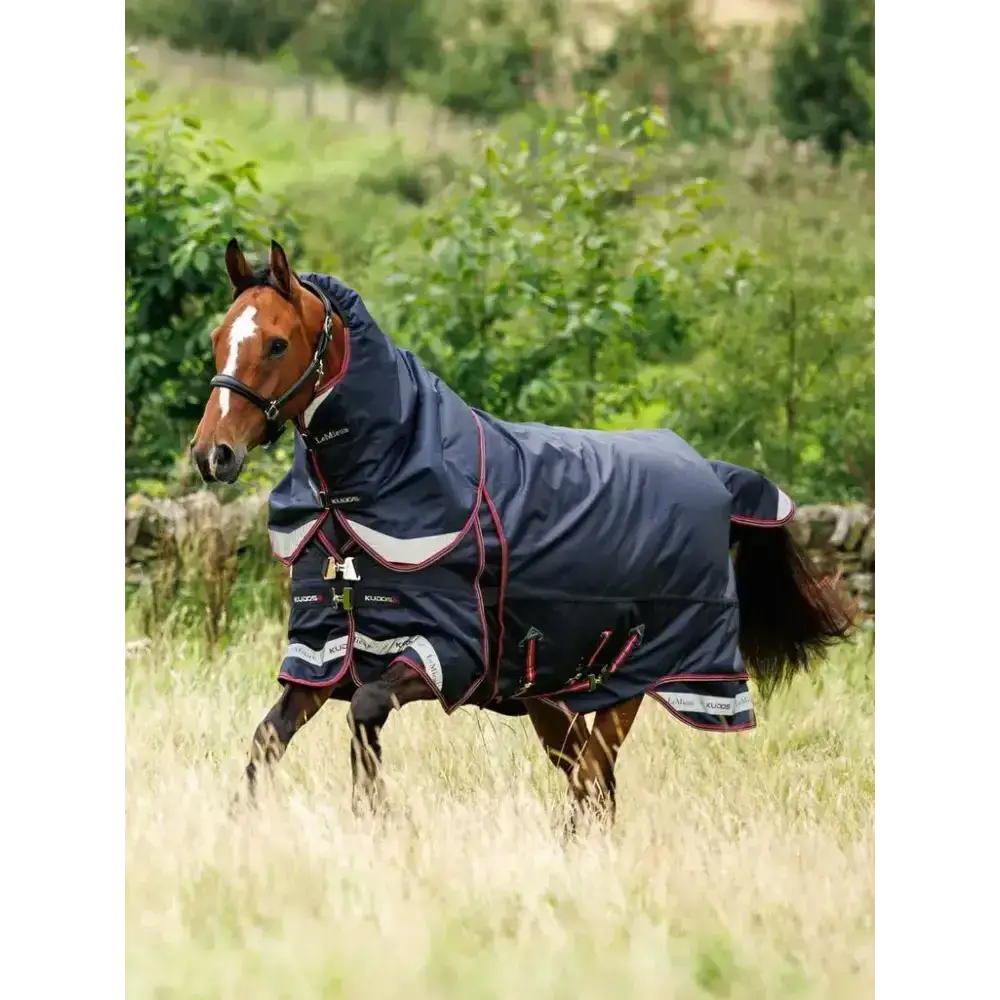 Lemieux Kudos Thermo Layer Turnout Rug 300g Navy-Turnout Rugs-Lemieux-4'9-Horsey Shopping