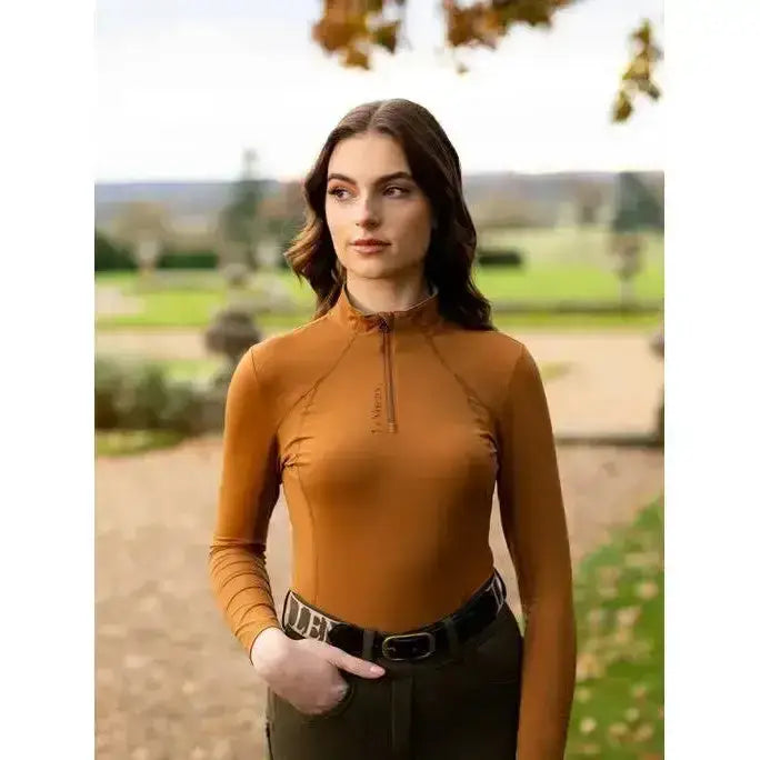 Lemieux Ladies Base Layer Ginger-Base Layers-Lemieux-UK 4-Ginger-Horsey Shopping