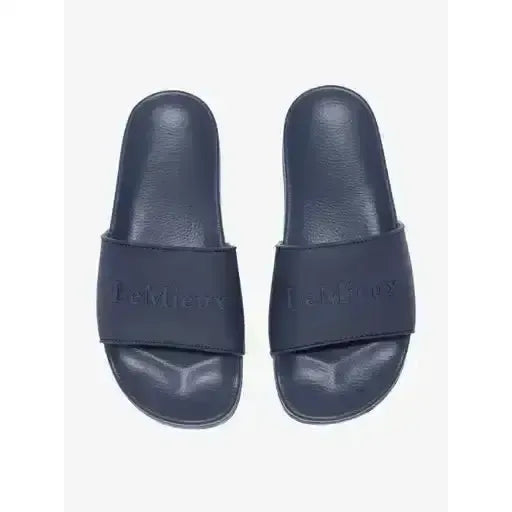 Lemieux Ladies Sliders Dusk-Footwear-Lemieux-Dusk Blue-UK4-Horsey Shopping