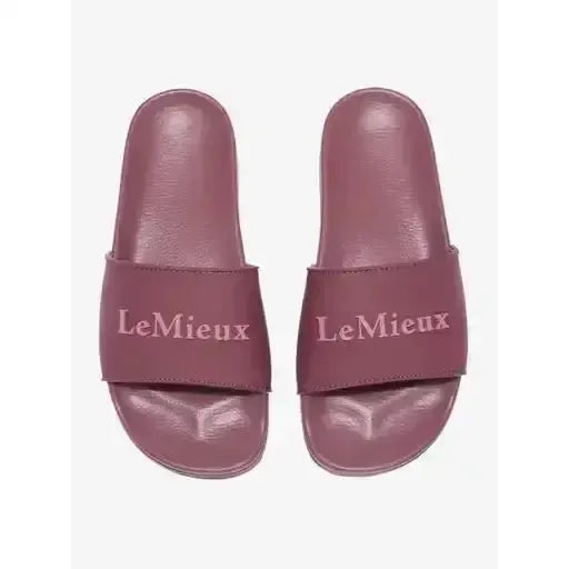 Lemieux Ladies Sliders Rosewood-Footwear-Lemieux-Rosewood-UK4-Horsey Shopping