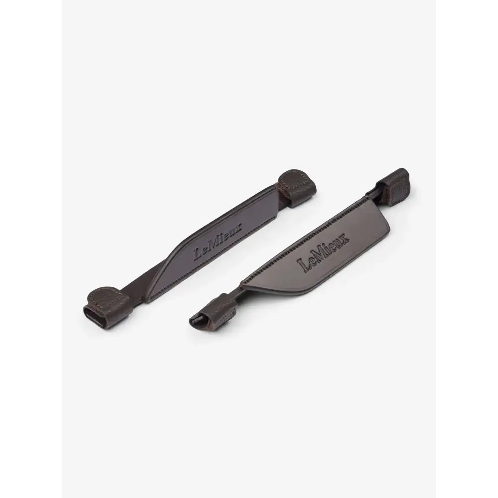 Lemieux Leather Bridle Blinkers Brown-Horse Blinkers-Lemieux-Brown-Cob-Horsey Shopping