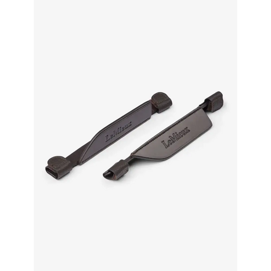 Lemieux Leather Bridle Blinkers Brown-Horse Blinkers-Lemieux-Brown-Cob-Horsey Shopping