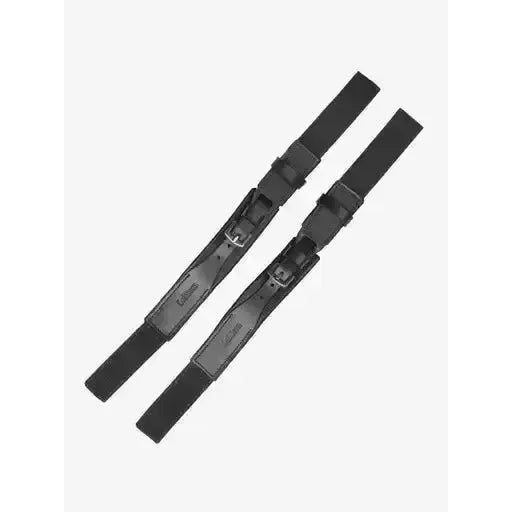 Lemieux Leather Garter Straps Black-Footwear Accessories-Lemieux-Black-X-Small/Small-Horsey Shopping