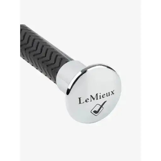 Lemieux LeGrip Schooling Whip Black-Schooling Whips-Lemieux-100cm-Black-Horsey Shopping