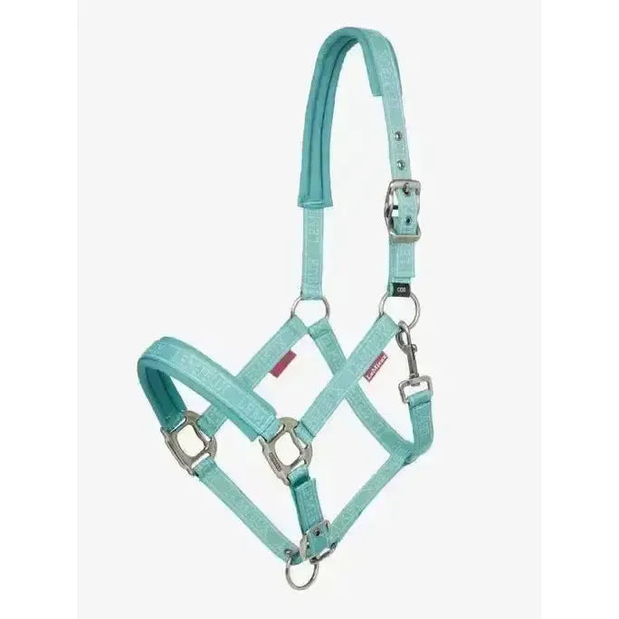Lemieux Logo Headcollar Lagoon-Headcollars-Lemieux-Lagoon-Pony-Horsey Shopping