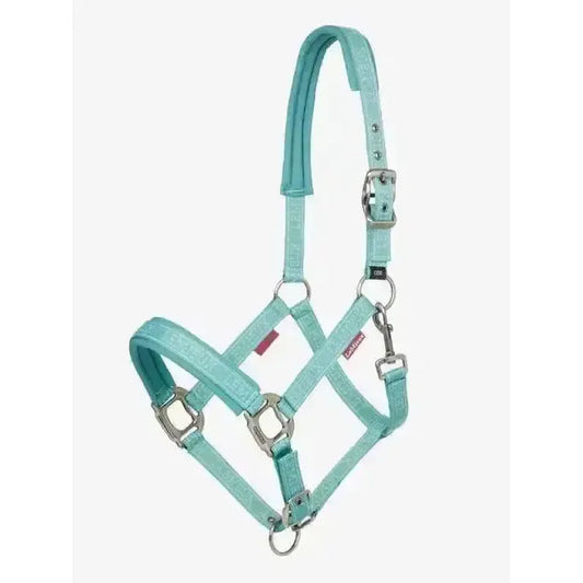 Lemieux Logo Headcollar Lagoon-Headcollars-Lemieux-Lagoon-Pony-Horsey Shopping