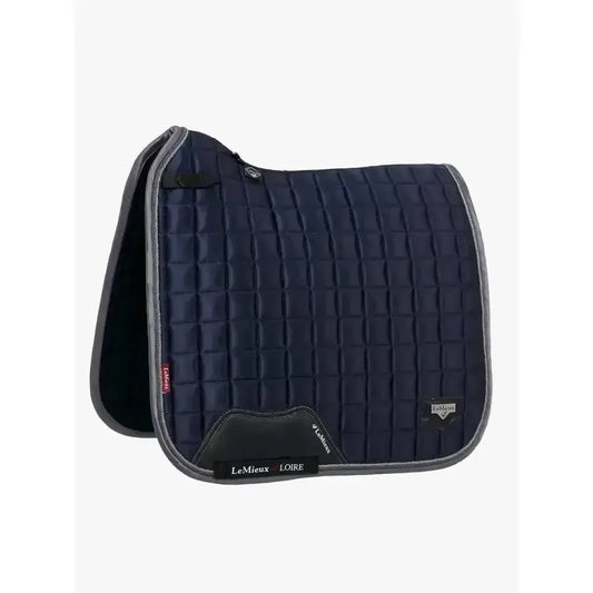 Lemieux Loire Classic Dressage Square Twilight Navy-Dressage Saddle Pads-Lemieux-Twilight Navy-Small/Medium-Horsey Shopping