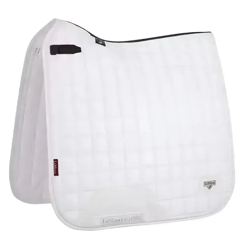 Lemieux Loire Classic Dressage Square White-Dressage Saddle Pads-Lemieux-Large-Horsey Shopping