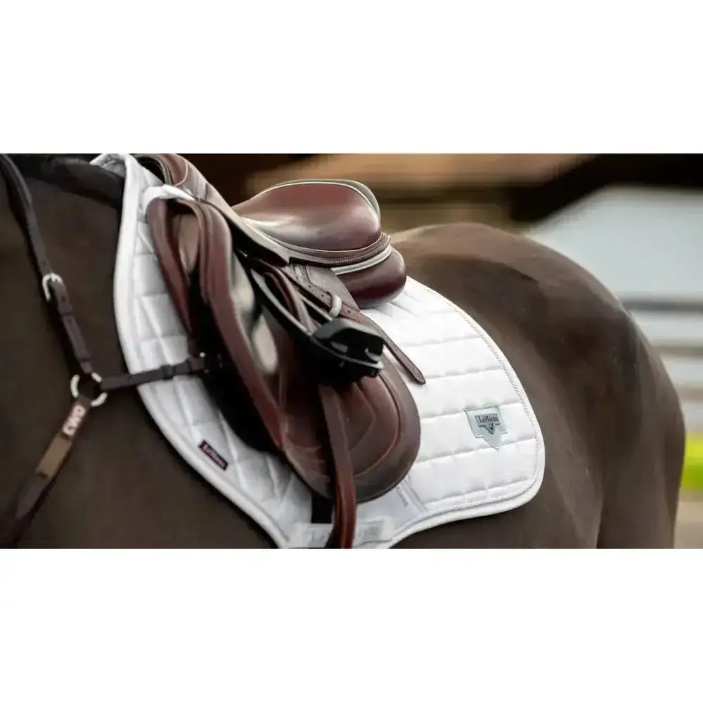Lemieux Loire Close Contact Square White-Saddle Pads-Lemieux-Large-White-Horsey Shopping