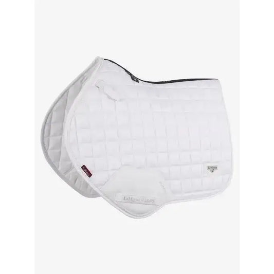 Lemieux Loire Close Contact Square White-Saddle Pads-Lemieux-Large-White-Horsey Shopping