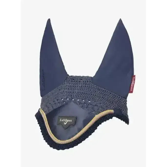 Lemieux Loire Fly Hood Dusk Blue-Horse Ear Bonnets-Lemieux-Dusk Blue-Small-Horsey Shopping