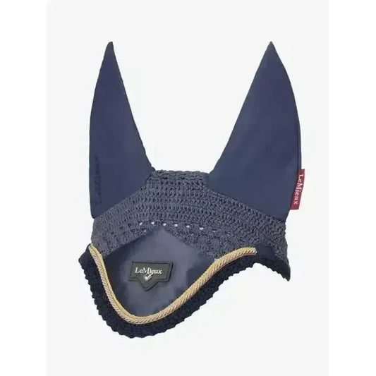 Lemieux Loire Fly Hood Dusk Blue-Horse Ear Bonnets-Lemieux-Dusk Blue-Small-Horsey Shopping