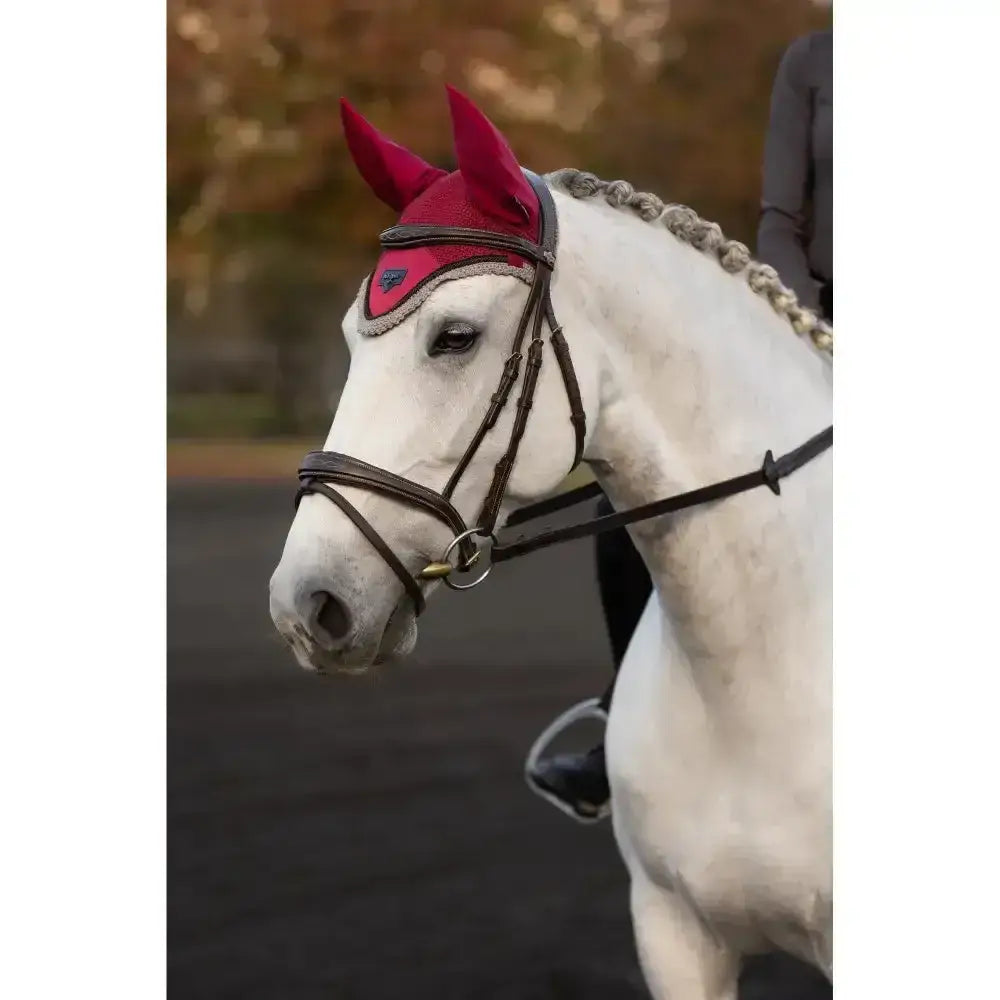 Lemieux Loire Fly Hood Ember-Horse Ear Bonnets-Lemieux-Medium-Ember-Horsey Shopping