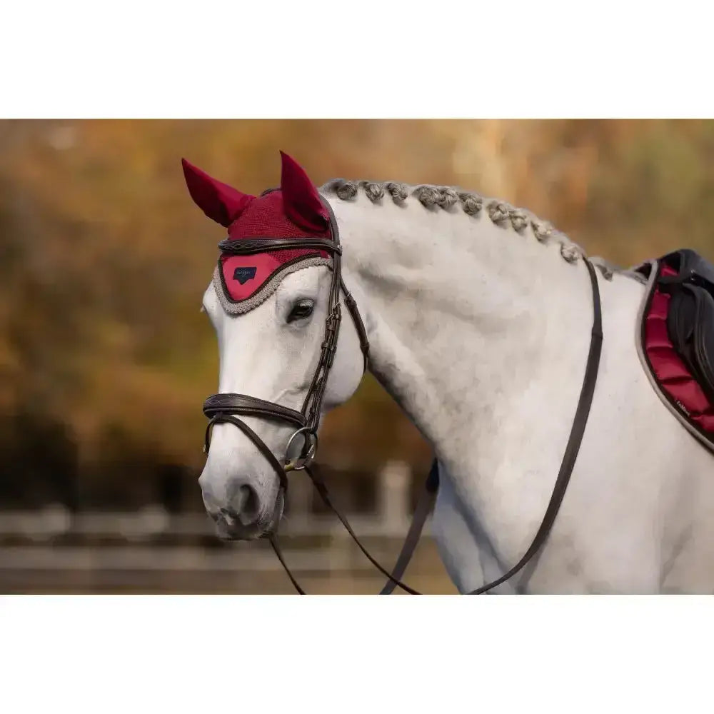Lemieux Loire Fly Hood Ember-Horse Ear Bonnets-Lemieux-Medium-Ember-Horsey Shopping
