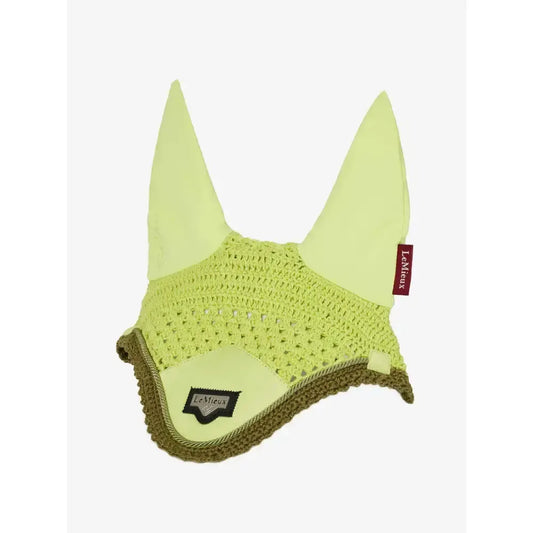 Lemieux Loire Fly Hood Kiwi-Horse Ear Bonnets-Lemieux-Medium-Horsey Shopping