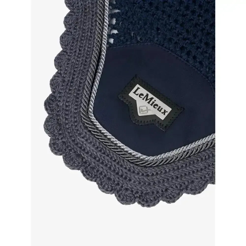 Lemieux Loire Fly Hood Twilight Navy-Horse Ear Bonnets-Lemieux-Twilight Navy-Medium-Horsey Shopping