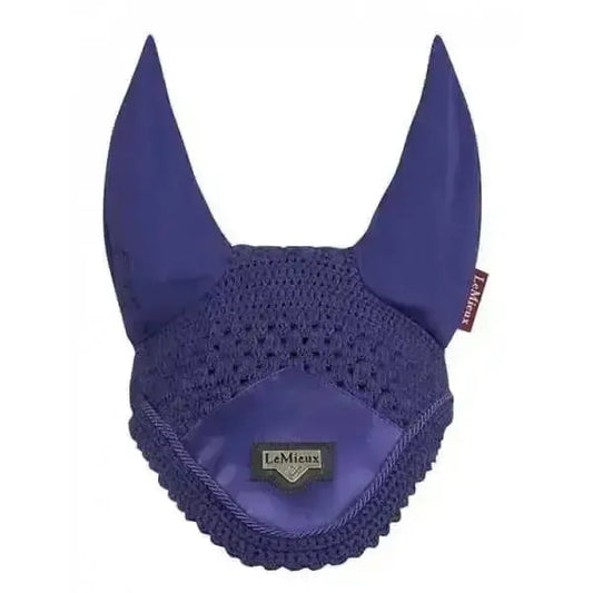 Lemieux Loire Fly Hoods Ink Blue-Horse Ear Bonnets-Lemieux-Medium-Horsey Shopping