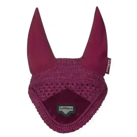 Lemieux Loire Fly Hoods Mulberry-Horse Ear Bonnets-Lemieux-X Large-Horsey Shopping