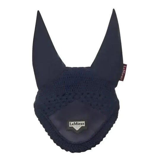 Lemieux Loire Fly Hoods Navy-Horse Ear Bonnets-Lemieux-X Large-Horsey Shopping