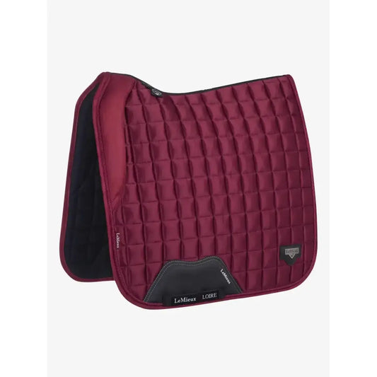 Lemieux Loire Memory Dressage Square Mulberry-Dressage Saddle Pads-Lemieux-Large-Mulberry-Horsey Shopping
