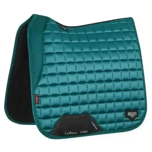 Lemieux Loire Memory Dressage Square Peacock-Dressage Saddle Pads-Lemieux-Peacock-Large-Horsey Shopping