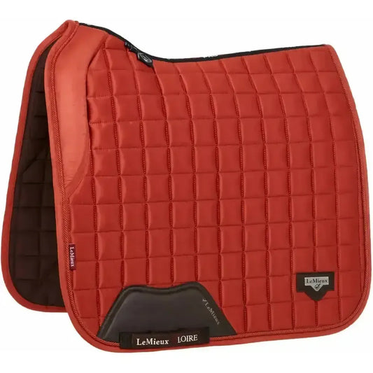 Lemieux Loire Memory Satin Dressage Square Sienna-Dressage Saddle Pads-Lemieux-S/M-Horsey Shopping