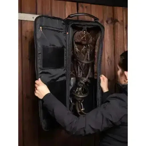 Lemieux Luxe Bridle Bag Black-Bridle Bags-Lemieux-Black-One Size-Horsey Shopping