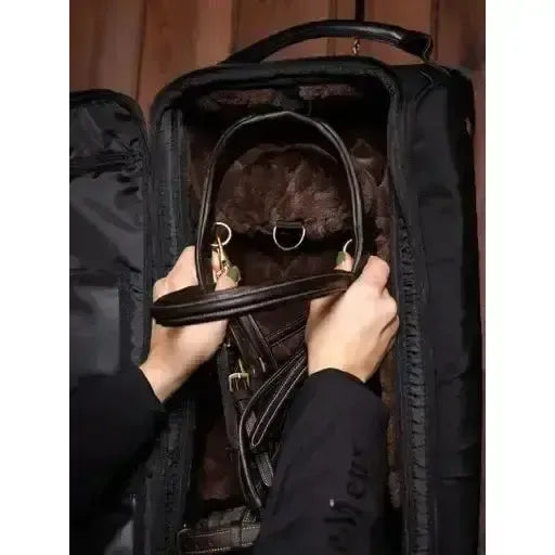 Lemieux Luxe Bridle Bag Black-Bridle Bags-Lemieux-Black-One Size-Horsey Shopping