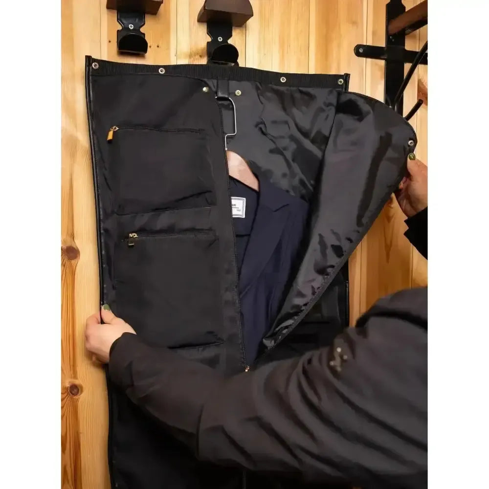 Lemieux Luxe Show Jacket Duffle Bag Black-Luggage & Bags-Lemieux-Black-One Size-Horsey Shopping
