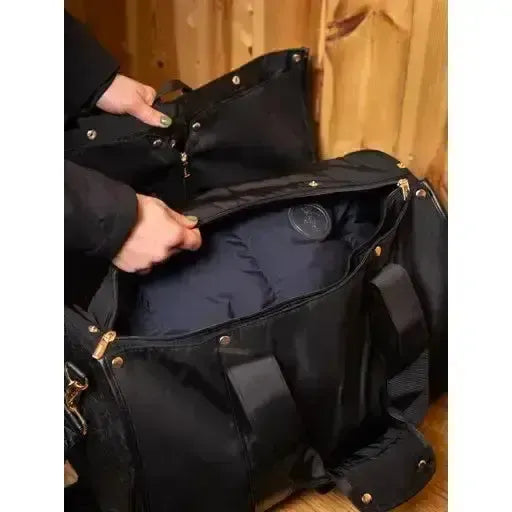 Lemieux Luxe Show Jacket Duffle Bag Black-Luggage & Bags-Lemieux-Black-One Size-Horsey Shopping