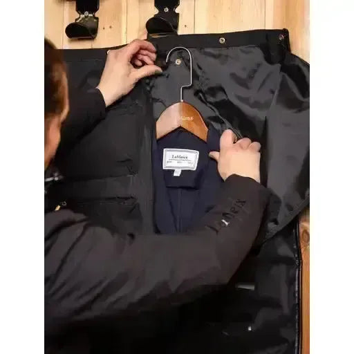 Lemieux Luxe Show Jacket Duffle Bag Black-Luggage & Bags-Lemieux-Black-One Size-Horsey Shopping