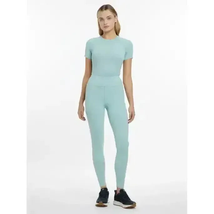 Lemieux Lydia Mesh Leggings Aqua-Riding Tights-Lemieux-Aqua-UK 6-Horsey Shopping