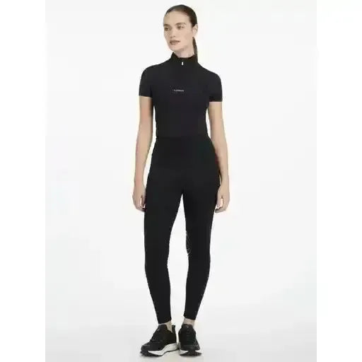 Lemieux Lydia Mesh Leggings Black Riding Tights-Riding Tights-Lemieux-Black-UK 6-Horsey Shopping