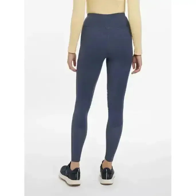 Lemieux Lydia Mesh Leggings Dusk Blue-Riding Tights-Lemieux-Dusk Blue-UK 6-Horsey Shopping